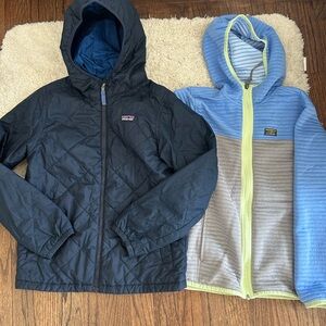 Patagonia, LL bean jackets size m